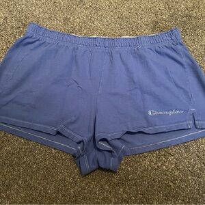 Champion Women's Athletic Shorts in Blue size XL